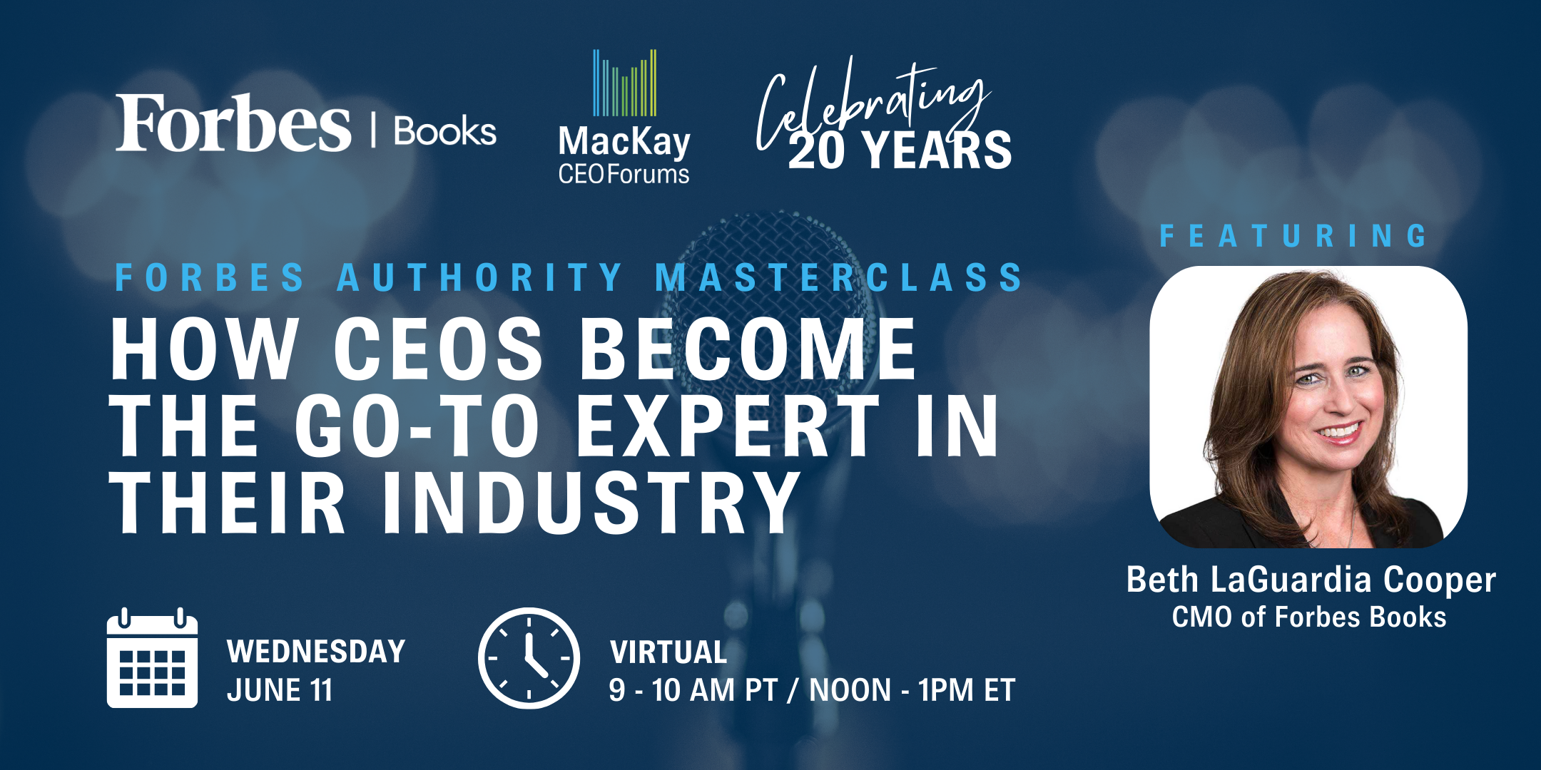 Forbes Masterclass: How CEOs Become the Go-To Expert in Their Industry