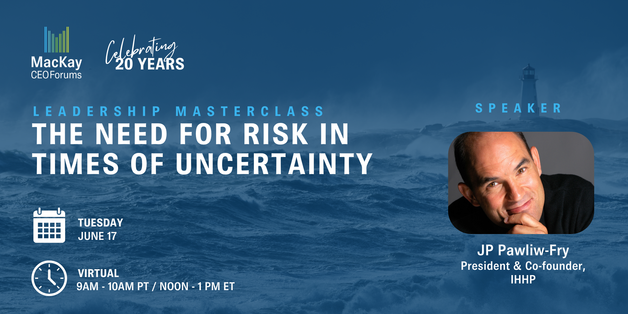 The Need for Risk in Times of Uncertainty