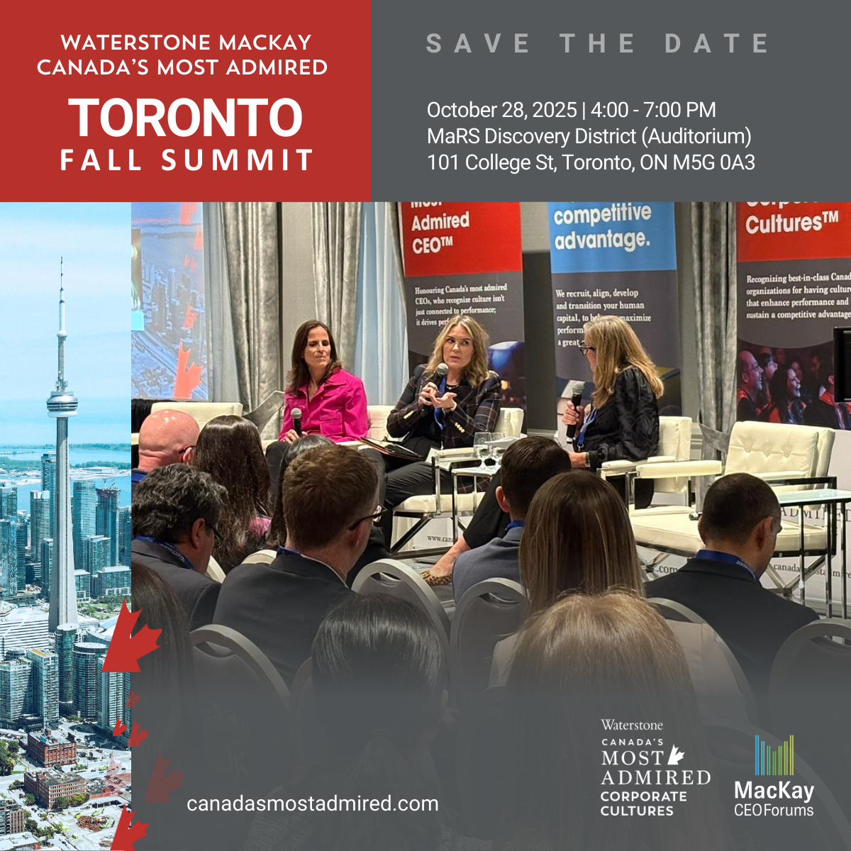 Waterstone MacKay Canada’s Most Admired™ Toronto Fall Summit