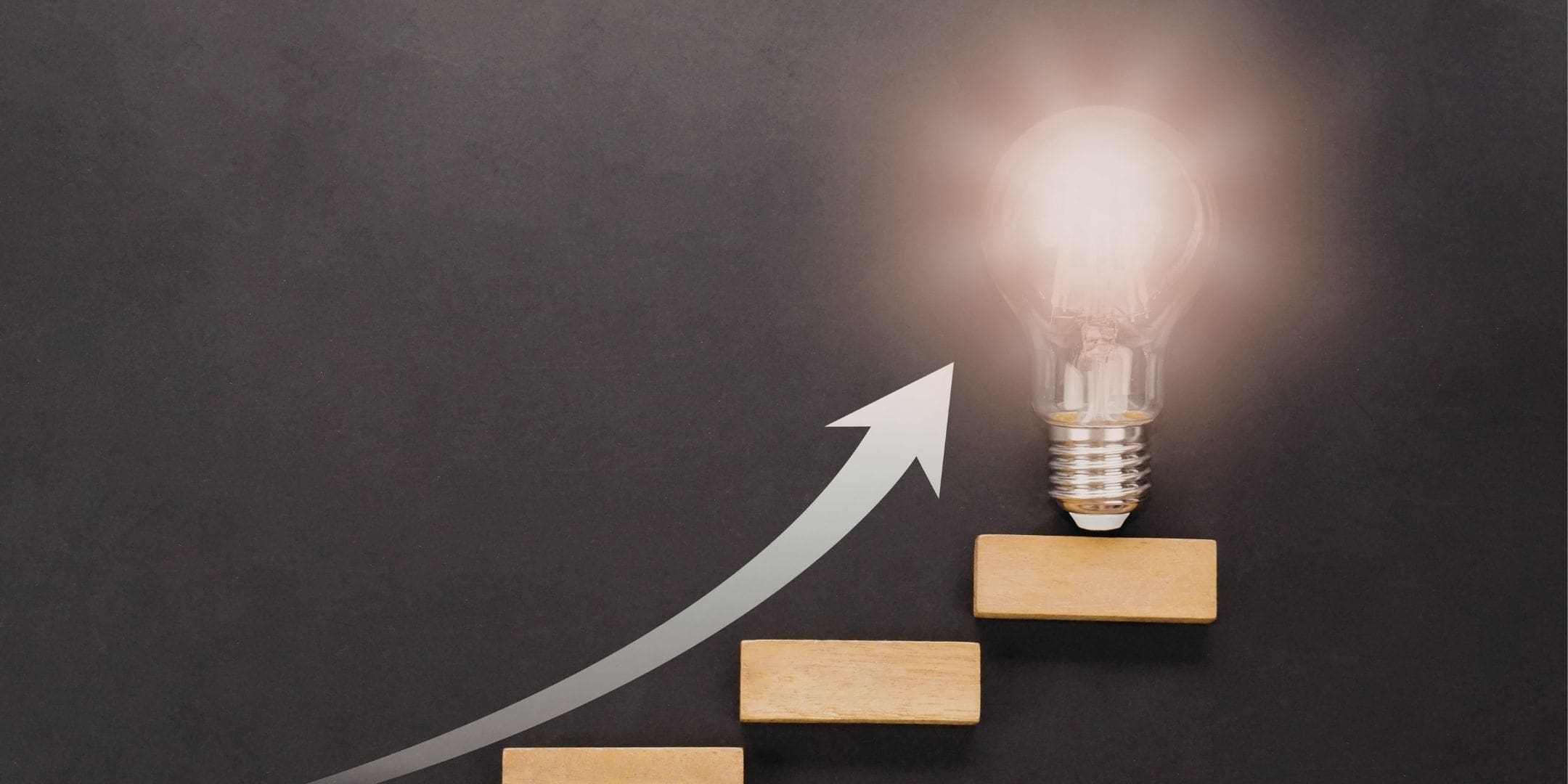 stairs leading to inspiration, lightblulb